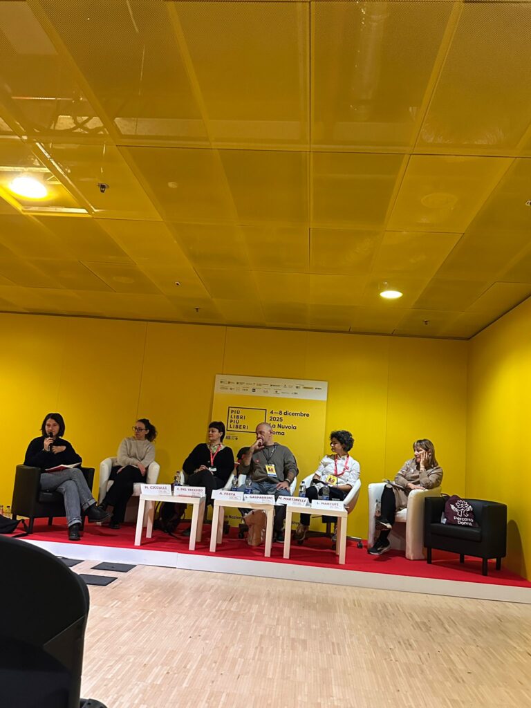 Presentazione de «i Rifugi per Biblioteche di Roma» a più libri più liberi - dicembre 2025